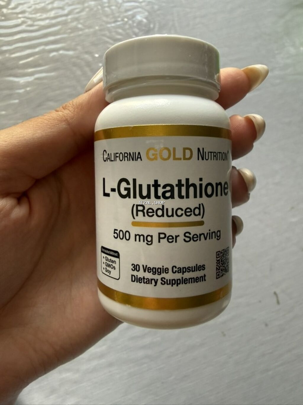 California Gold Nutrition L‑Glutathione (Reduced) – 500 mg - Hər