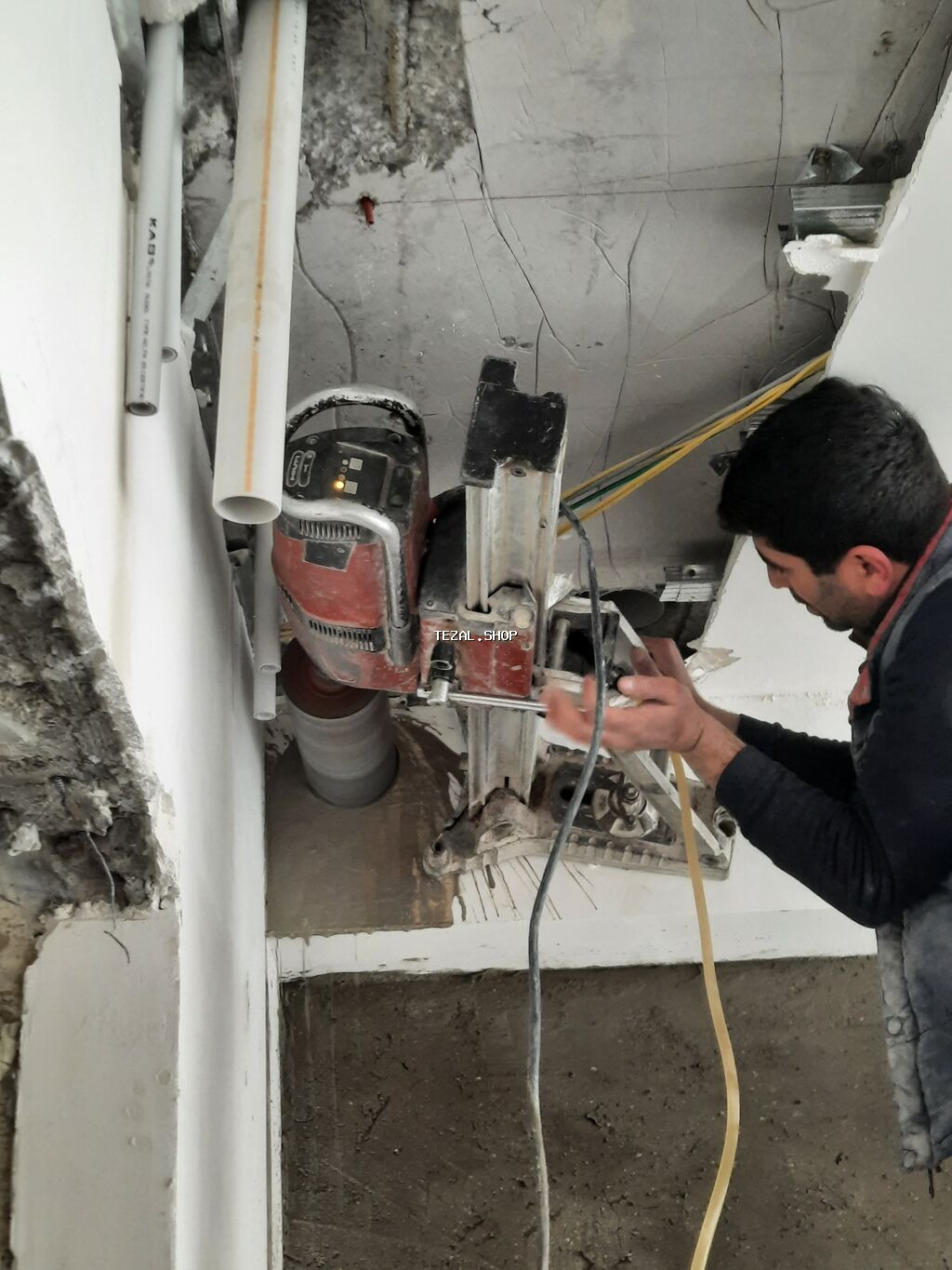 Beton kəsən beton deşən kəsim işləri beton sökmə işləri səsiz tozsuz - şəkil 3