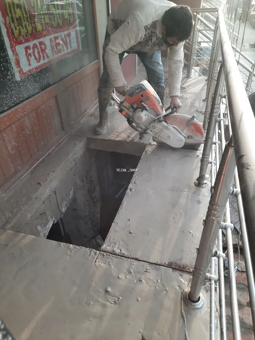 Beton kəsən beton deşən kəsim işləri beton sökmə işləri səsiz tozsuz - şəkil 5