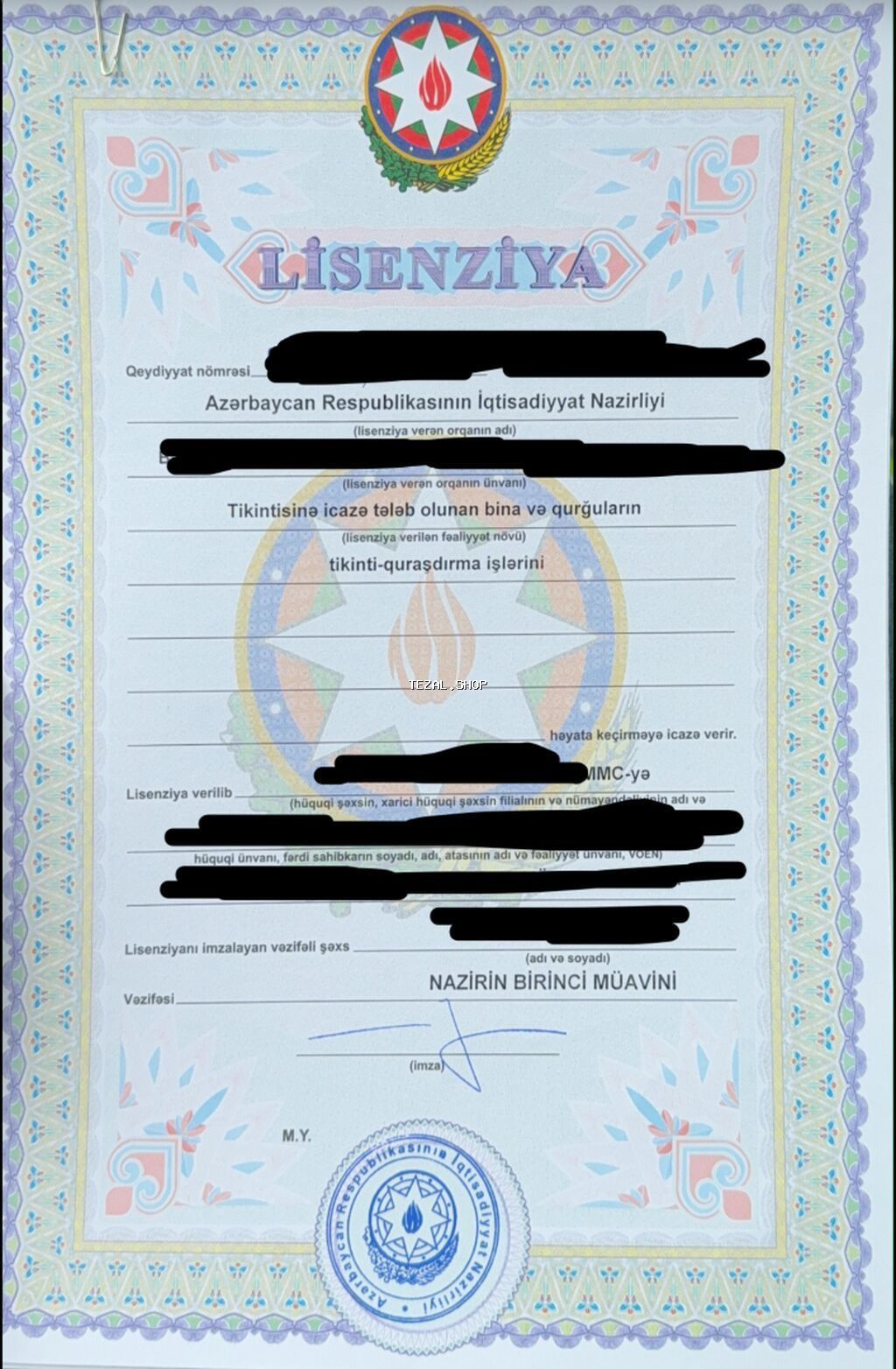 Hazır biznes və Tikinti fəaliyyəti üçün lisenziyalı MMC satılır - şəkil 4