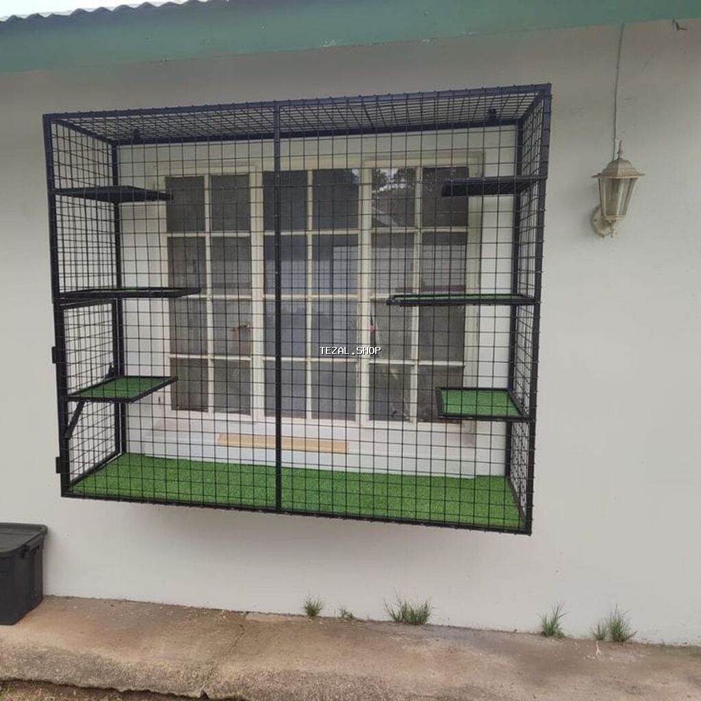Pəncərə üçün “catio” – pişiklər üçün açıq, təhlükəsiz balkon-kafes - - şəkil 5