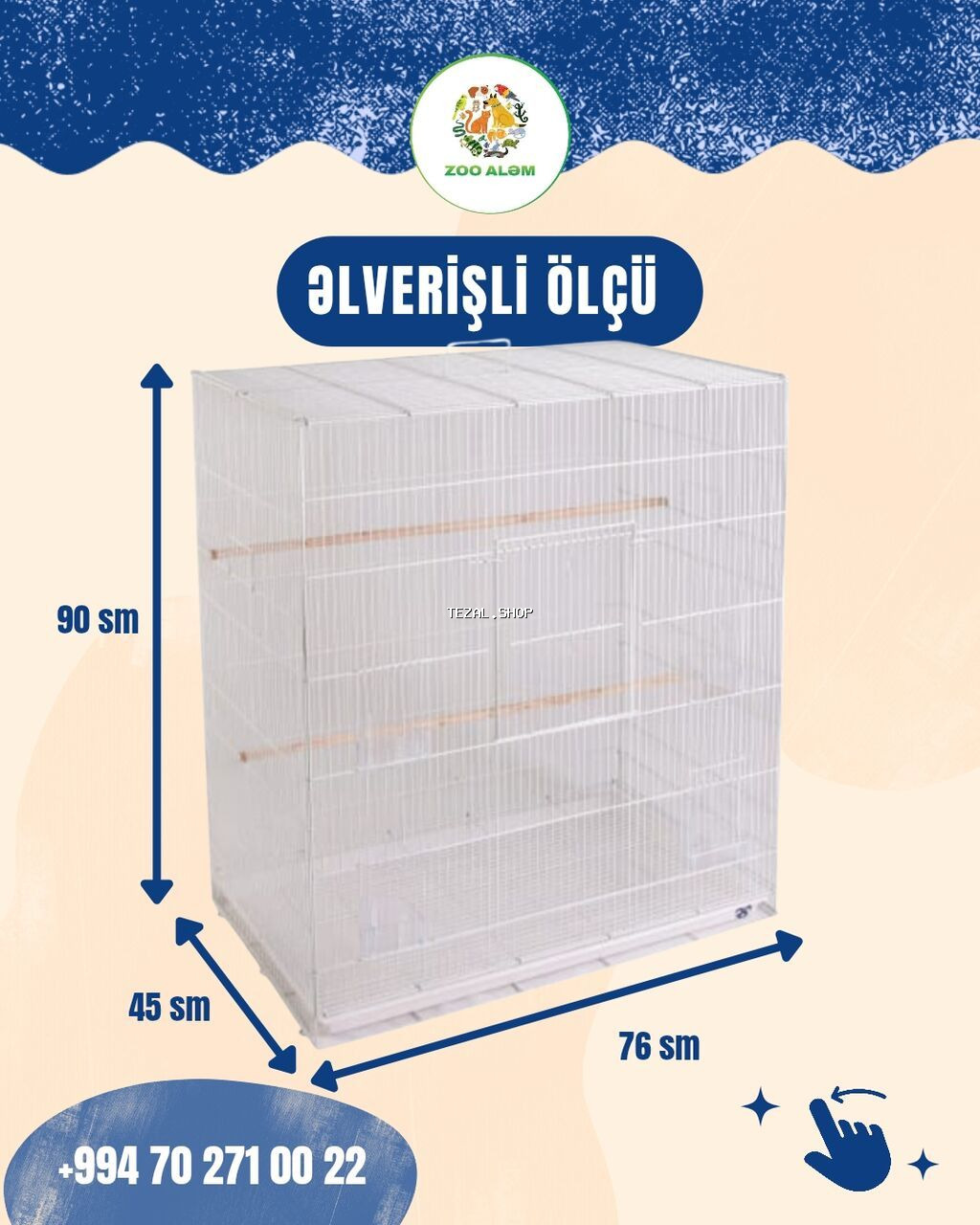 Tutuquşu qəfəsi (valyer) - şəkil 2