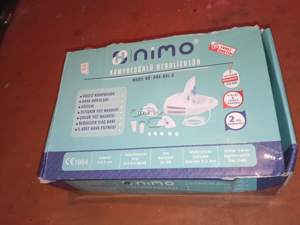 Hinimo HNK-NBL-S kompressorlu nebulizator Xüsusiyyətlər: - Güclü