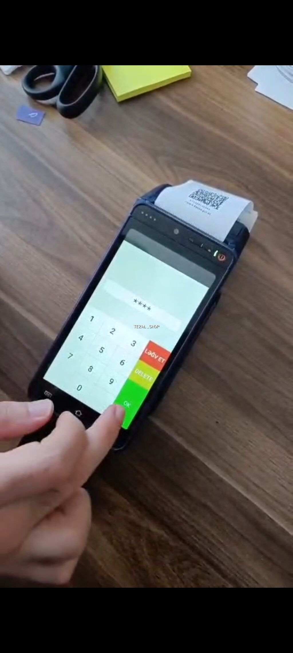 Kassa həmdə Posterminaldi.Android əsaslı POS terminal – kartla ödəniş