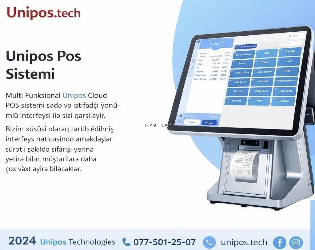 UniPOS R keeper Biznesiniz üçün Ağıllı Satış Sistemi UniPOS –
