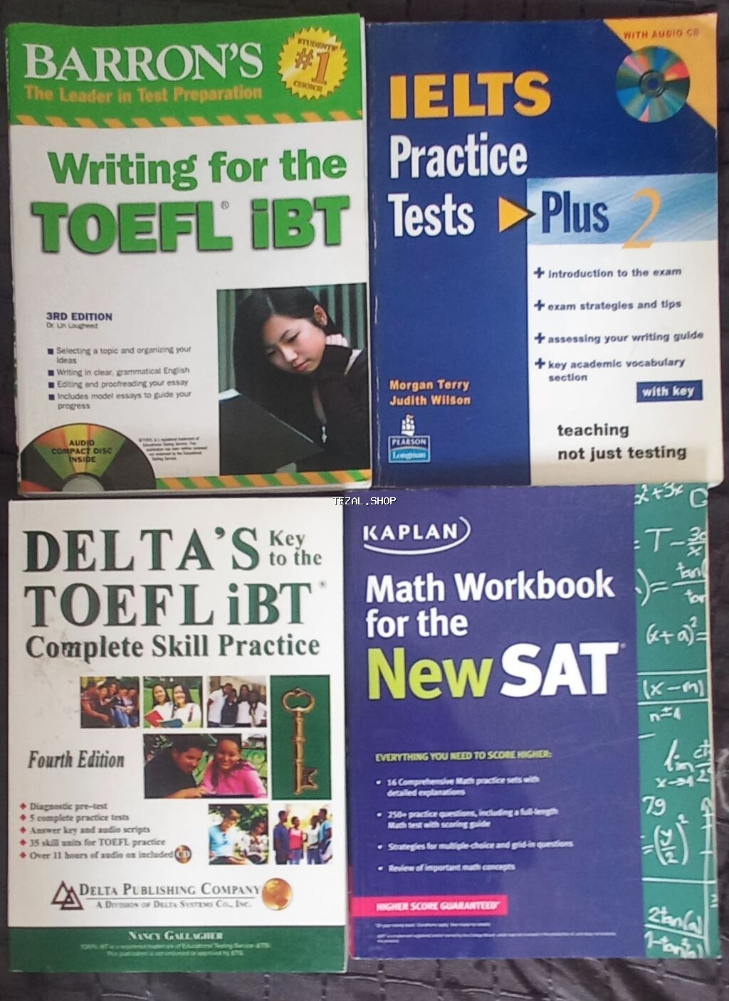 İNGİLİS DİLİ TOEFL IELTS SAT kitabları Paketə daxil olan kitablar