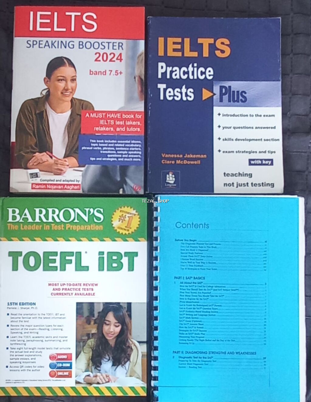 İNGİLİS DİLİ TOEFL IELTS SAT kitabları Paketə daxil olan kitablar - şəkil 4