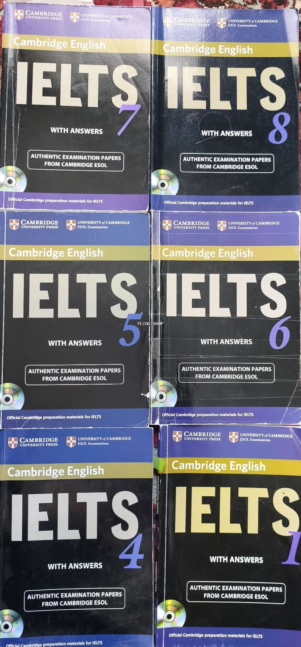 Cambridge English – IELTS seriyası (4, 5, 6, 7, 8) Təsvir: -