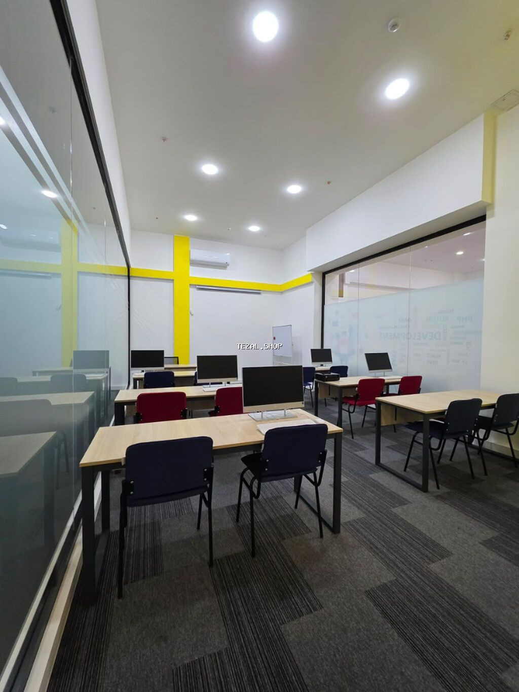 XƏTAİ m. / PARK AZURE - TAM HAZIR TƏLİM VƏ OFİS OTAĞI İCARƏYƏ VERİLİR - şəkil 3