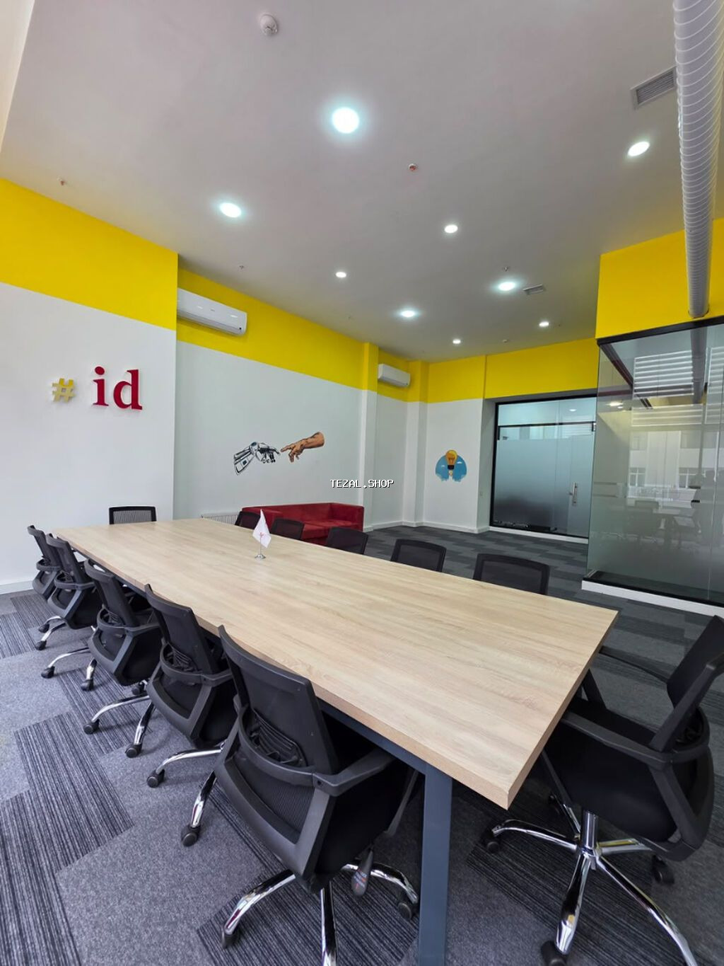 XƏTAİ m. / PARK AZURE - TAM HAZIR TƏLİM VƏ OFİS OTAĞI İCARƏYƏ VERİLİR - şəkil 5