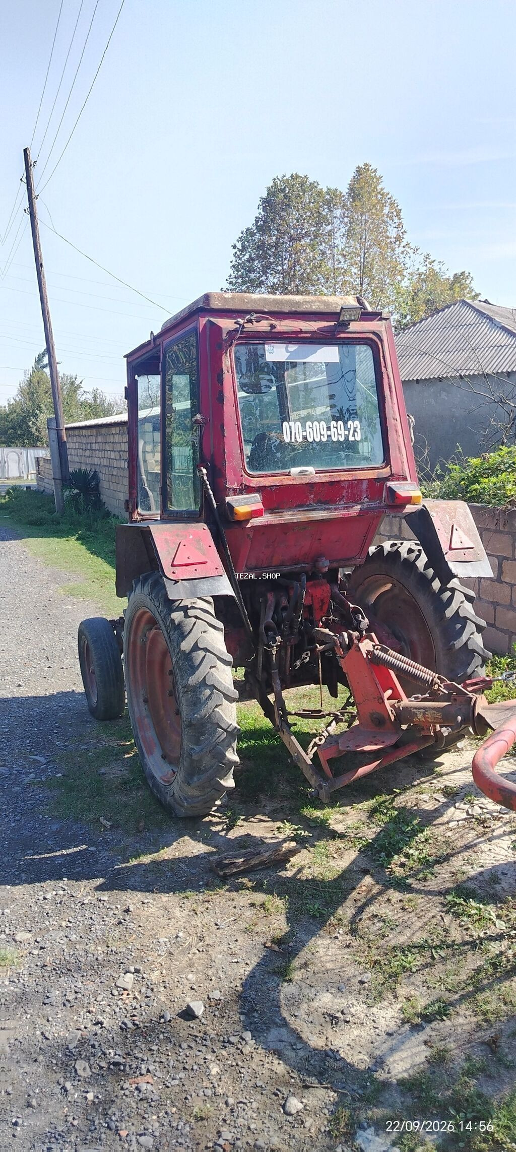 Traktor Belarus (MTZ) 25, 1989 il, 25 at gücü, motor 1.3 l, İşlənmiş - şəkil 3
