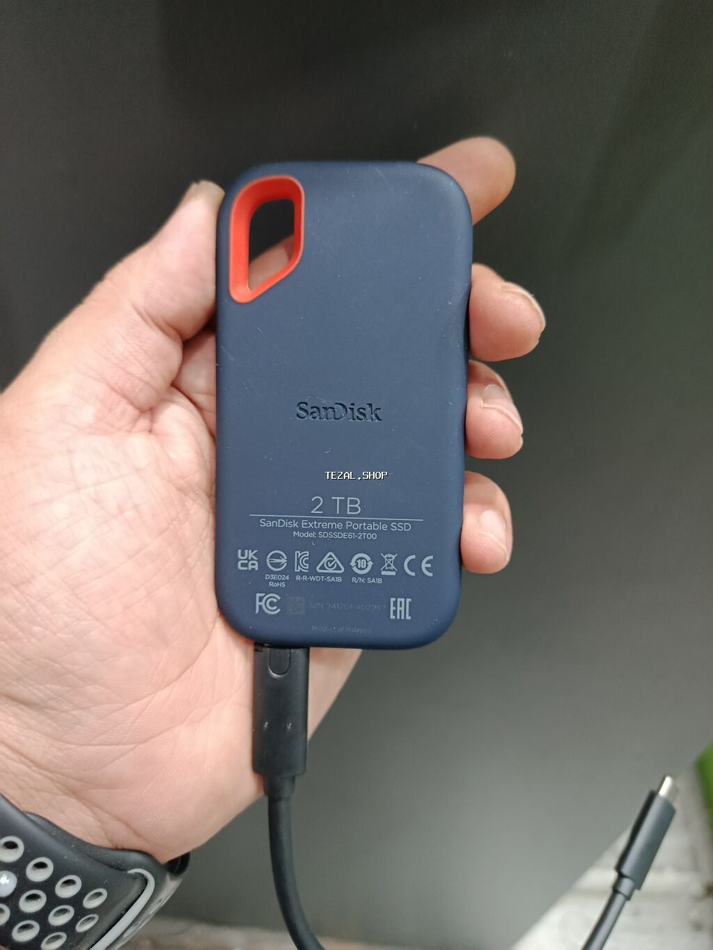 Xarici SSD disk Sandisk, 2 TB, İşlənmiş