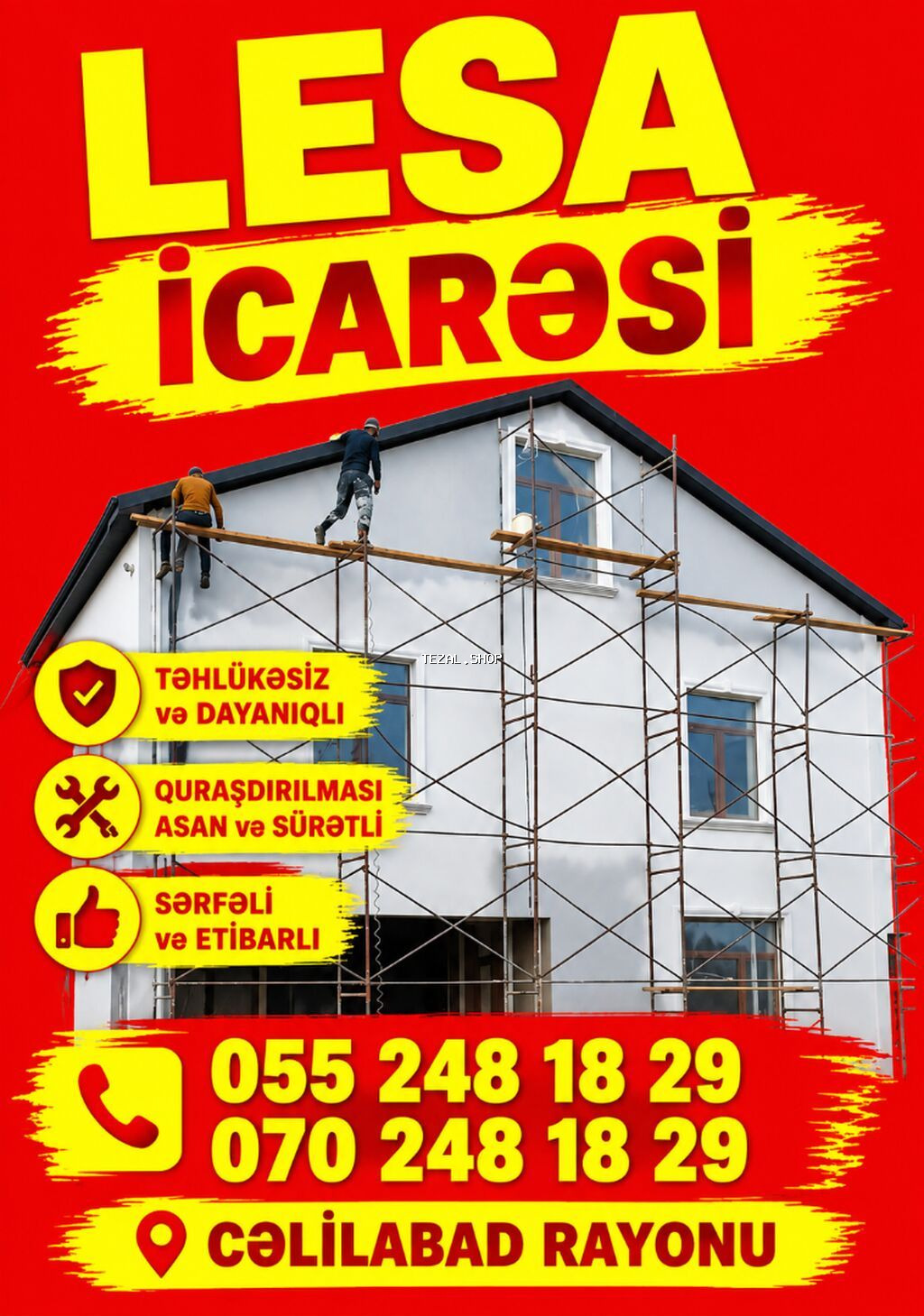 Maraqlanan şəxslər zəng vursun . Cəlilabad rayonunun özündədir