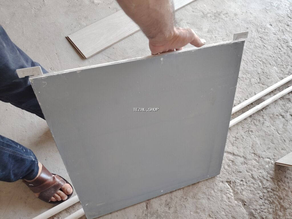 Gizli texniki baxış qapağı 60x60 ölçüdə (lyuk) – metal karkaslı - şəkil 2
