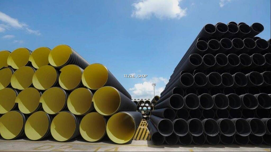 Kanalizasiya borusu, Plastik, 600 mm, Yeni - şəkil 3
