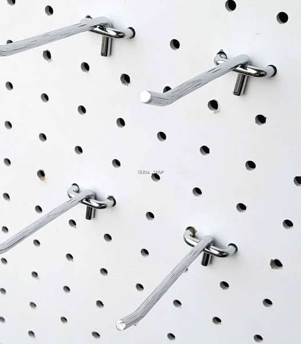 Pegboard üçün metal asma qarmaqlar Məhsul təsviri: - Delikli panel