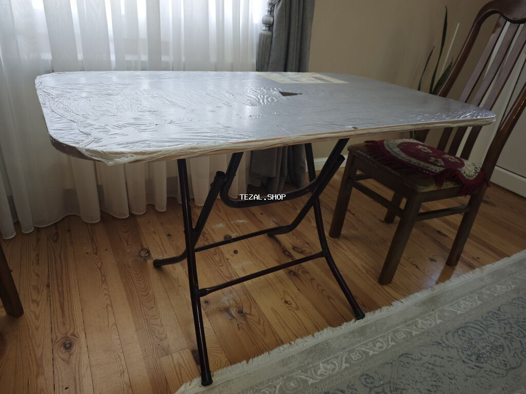 Satılır: 6 ədəd yemək otağı stulu dəsti Material: ağac karkas, tünd - şəkil 5