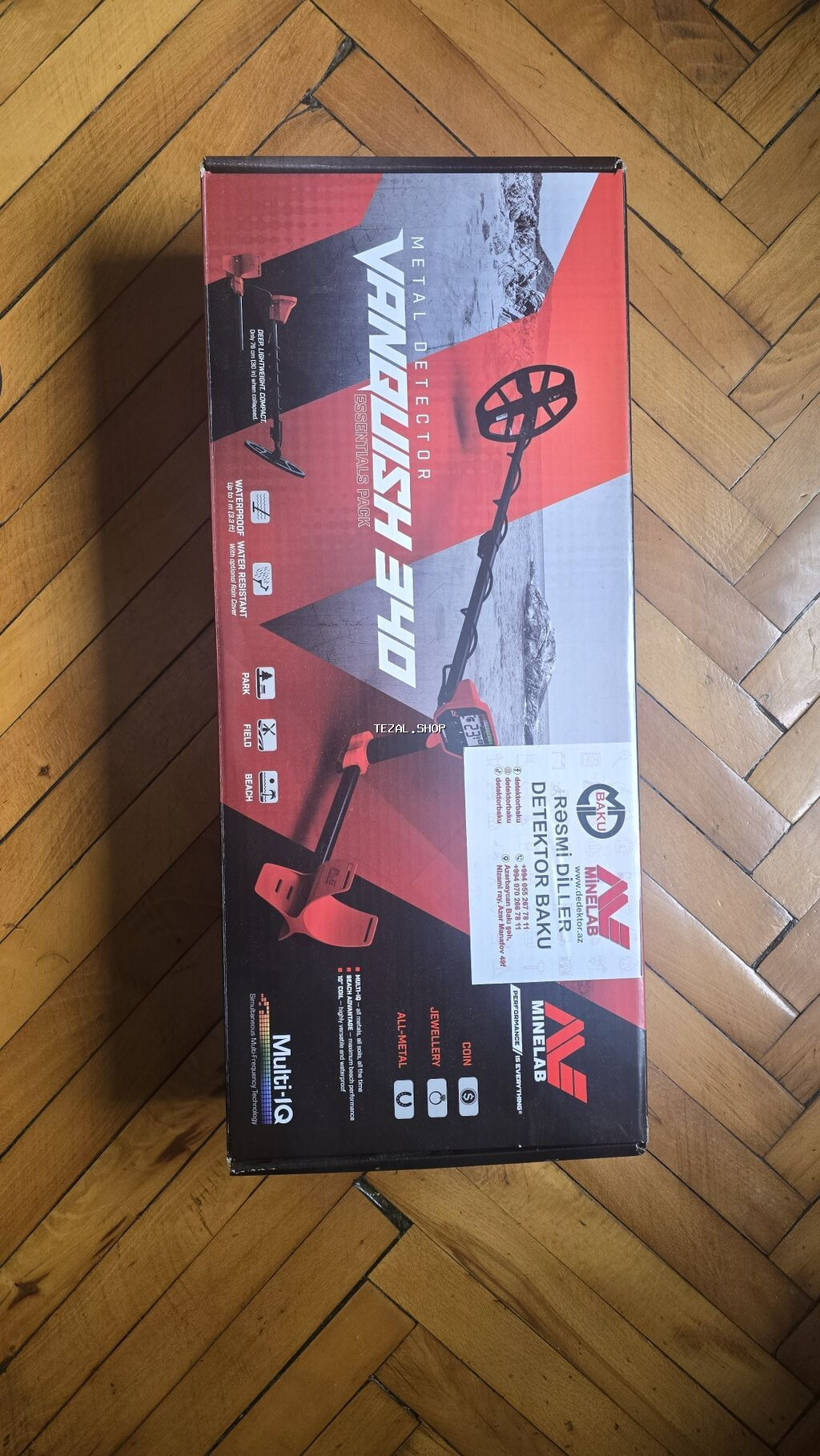 Minelab Vanquish 340 metal detektoru və Pro-Find 35 Alınan gündən boş - şəkil 3