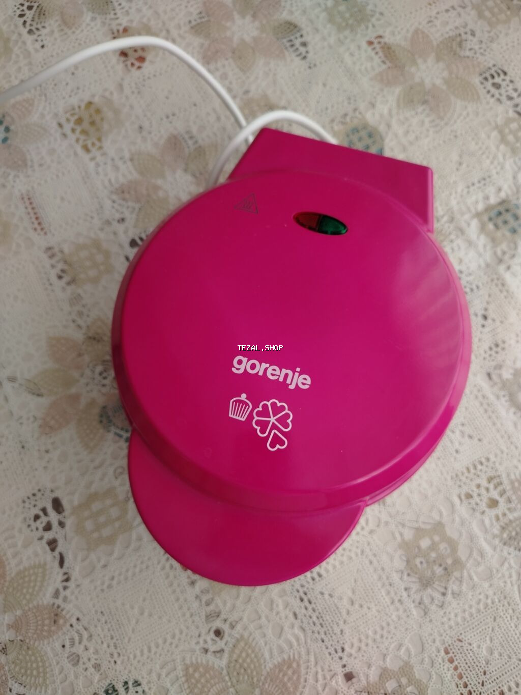 Gorenje çoxfunksiyalı elektrik vafli aparat - Rəng: çəhrayı korpus - Bakı — TezAl.shop