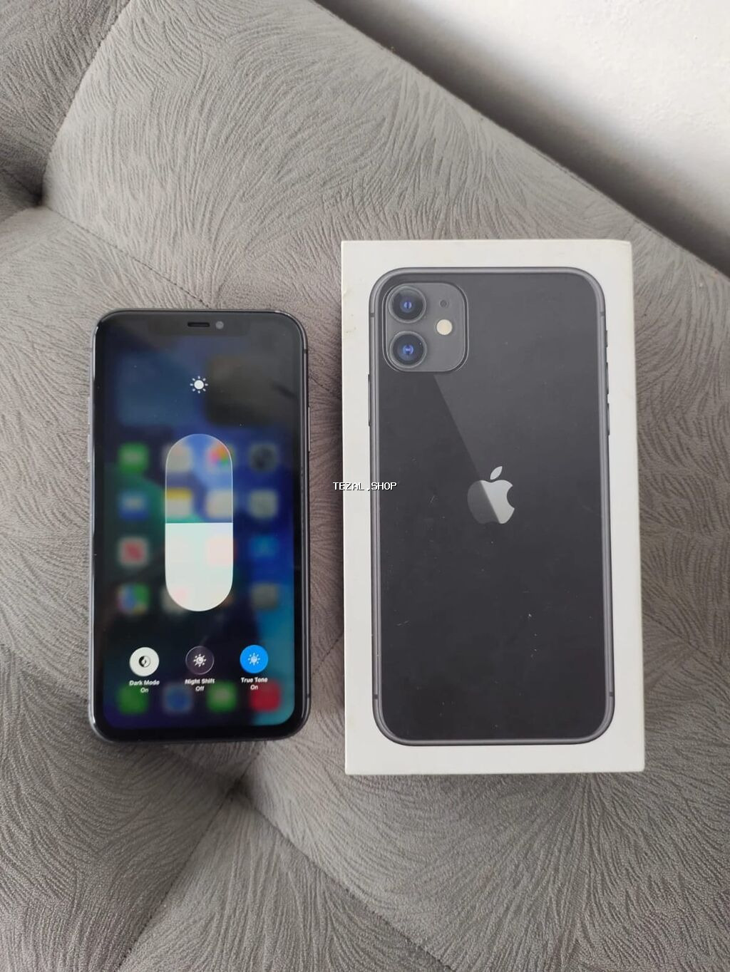 IPhone 11, 128 GB, Qara, Zəmanət, Kredit, Simsiz şarj - şəkil 3