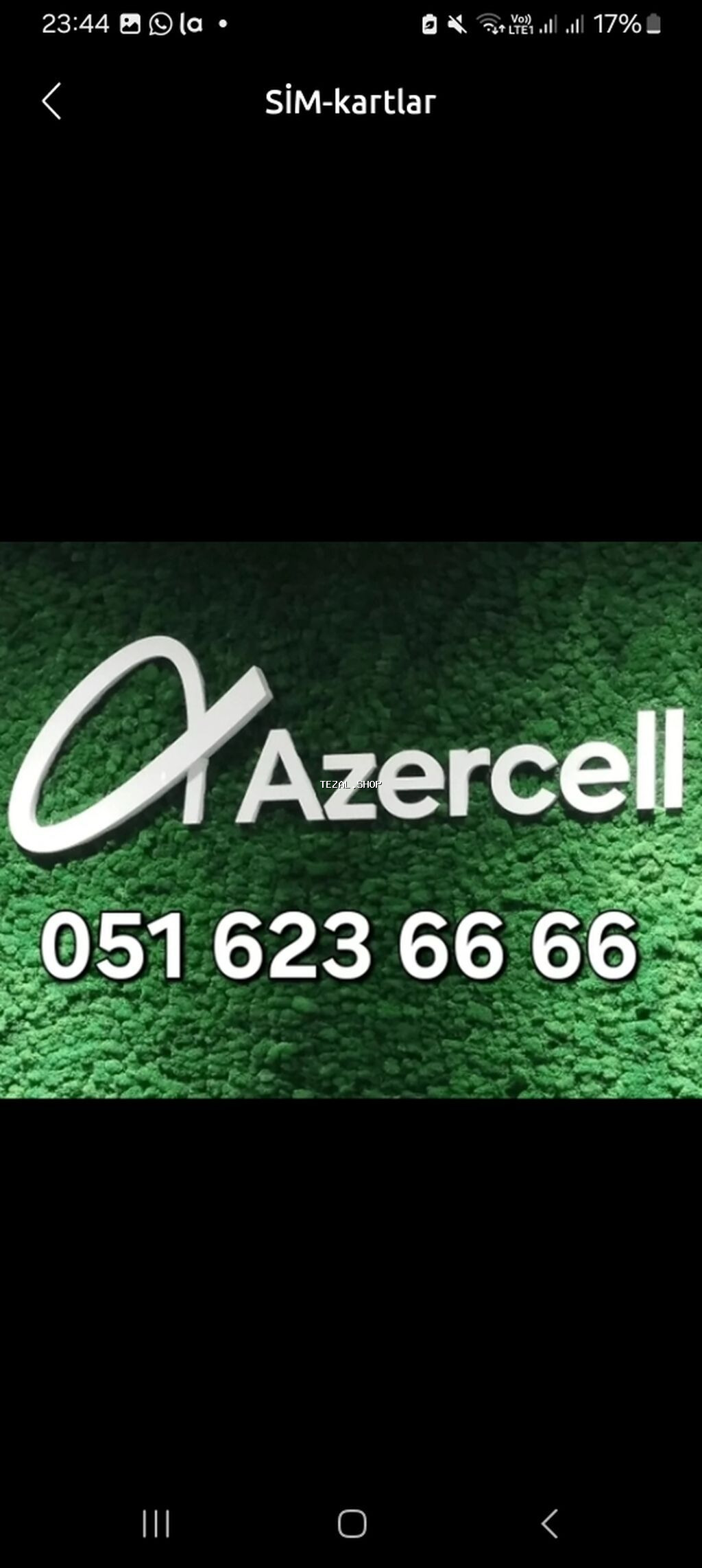 AzerCell nömrə: 051 623 66 66 - Operator: Azercell - Nömrə formatı Gəncə — TezAl.shop
