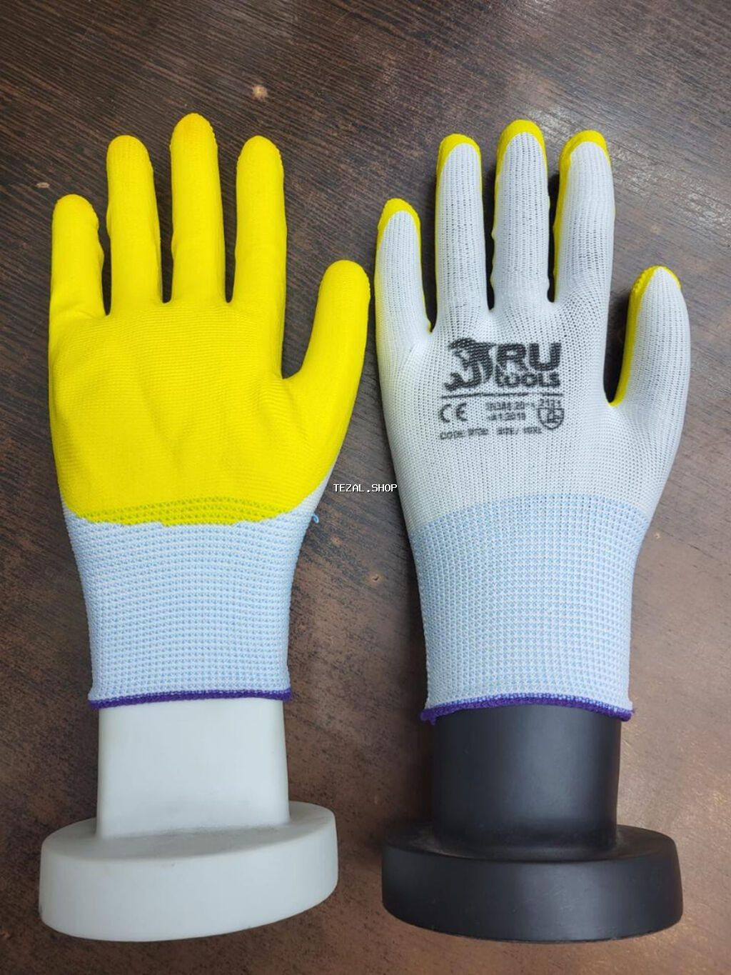 Əlcək Yellow Nitrile RuTools – peşəkar iş əlcəkləri - Material