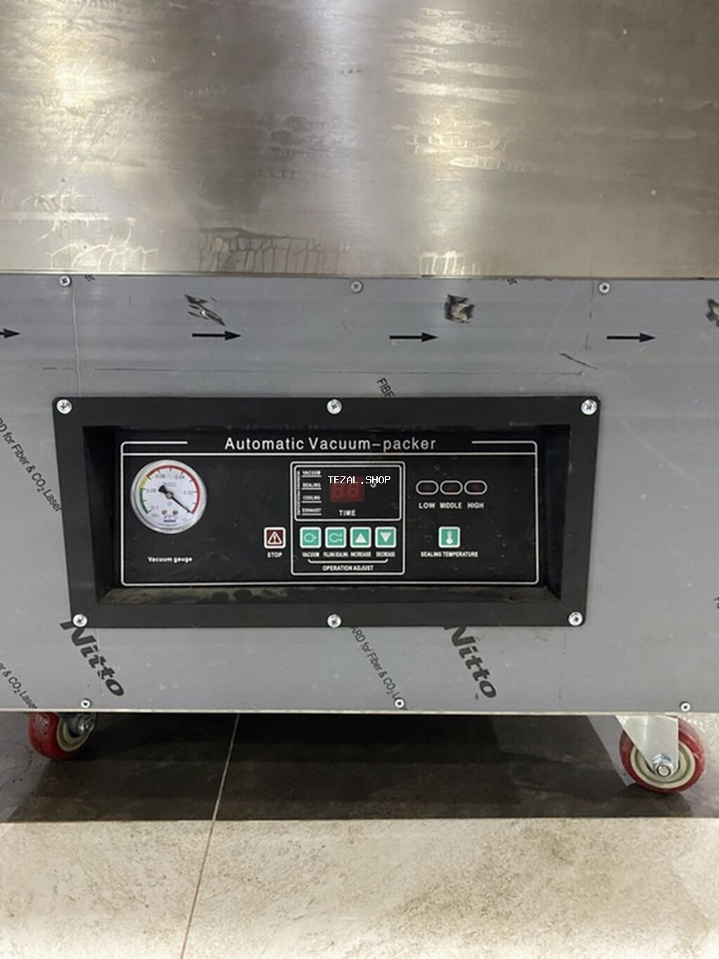 Sənaye tipli vakuum qablaşdırma aparatı - Model: Automatic - şəkil 4