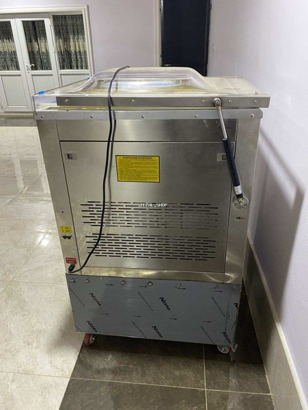 Sənaye tipli vakuum qablaşdırma aparatı - Model: Automatic - şəkil 5
