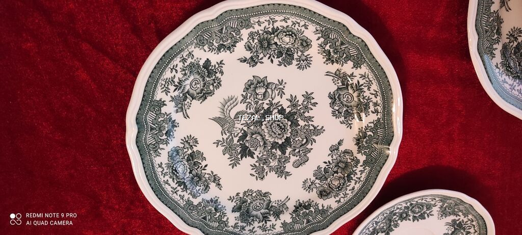 Çay dəsti, rəng - Yaşıl, Farfor, Villeroy & Boch, Almaniya - şəkil 4