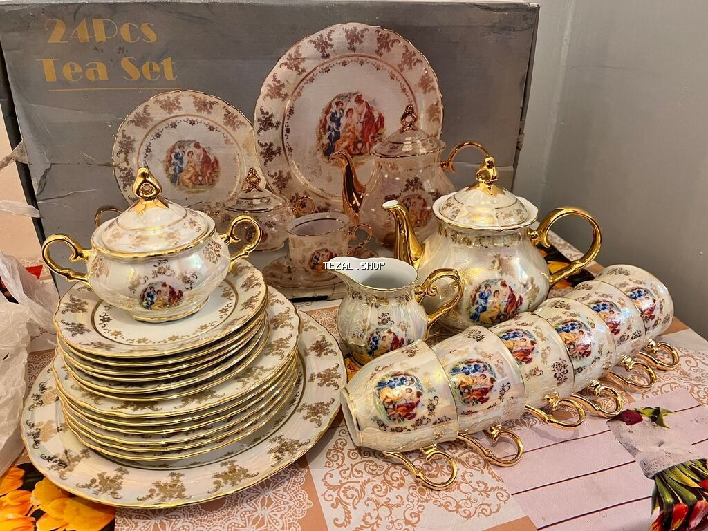 Çay dəsti, Keramika, Madonna, 6 nəfərlik