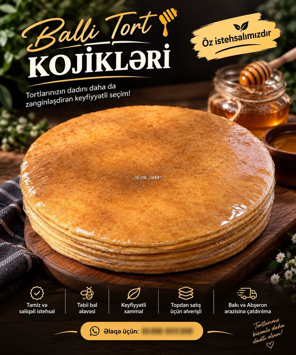 Salam. Sizə tort kojikləri ilə bağlı əməkdaşlıq təklifi etmək