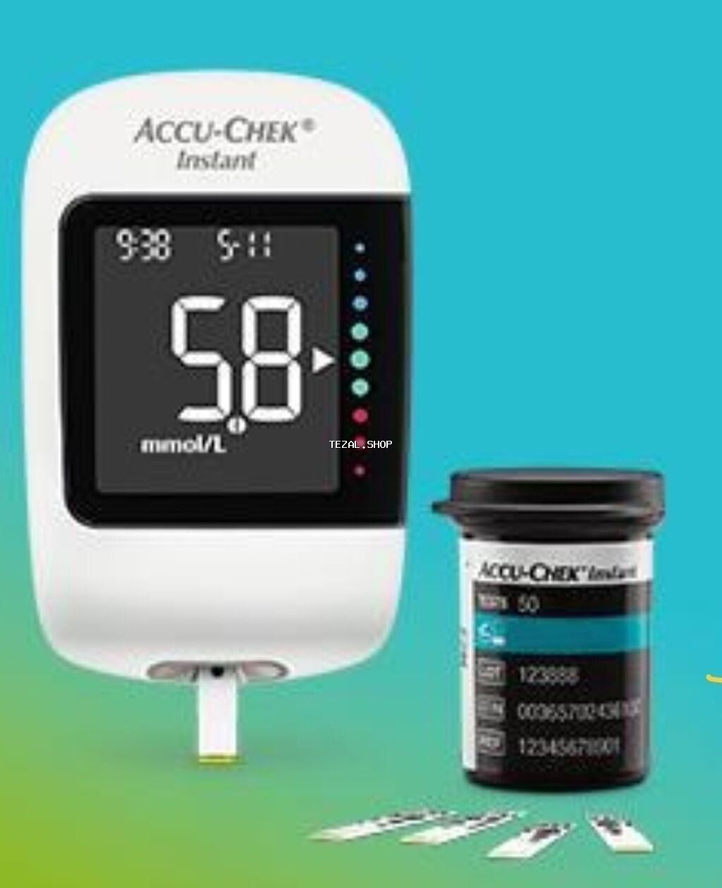 Accu-Chek Instant qlükometr dəsti - Qanda qlükoza səviyyəsini tez və