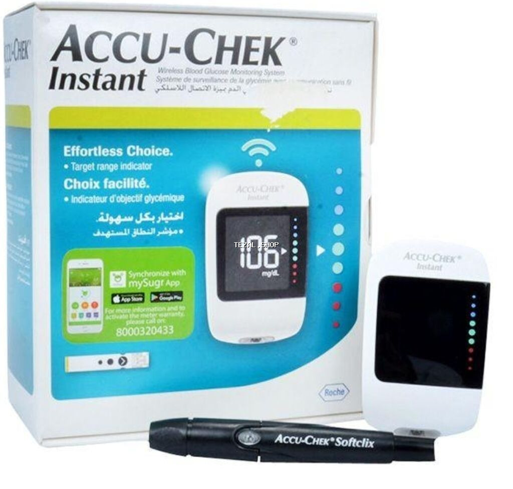 Accu-Chek Instant qlükometr dəsti - Qanda qlükoza səviyyəsini tez və - şəkil 4