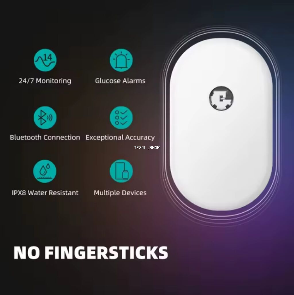 SİBİONİCS sensor. • 24 gün fasiləsiz istifadə • Real vaxt şəkər ölçümü - şəkil 3