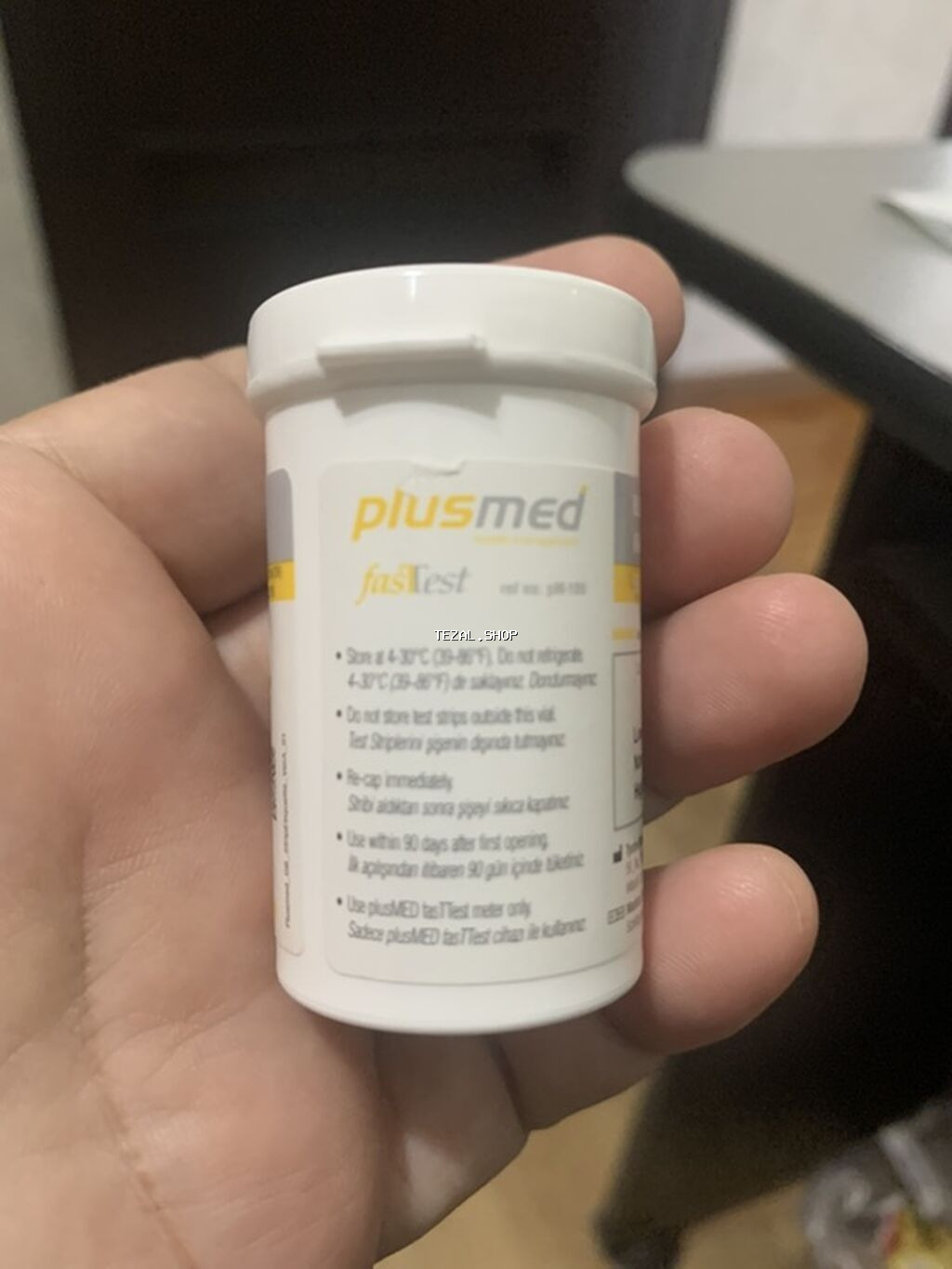 50 eded test !PlusMED fasTest qan şəkəri test zolaqları Məhsul