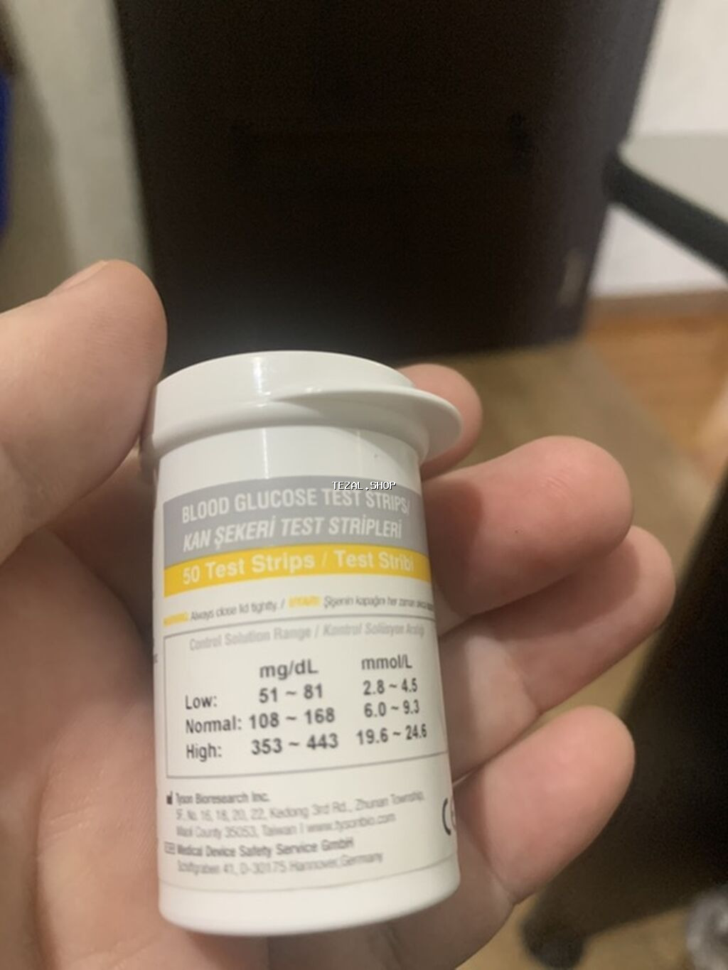 50 eded test !PlusMED fasTest qan şəkəri test zolaqları Məhsul - şəkil 2