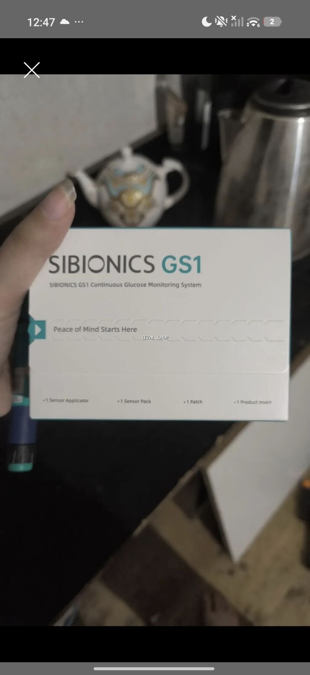SIBIONICS GS1 – fasiləsiz qlükoza izləmə sistemi Məhsul haqqında: -