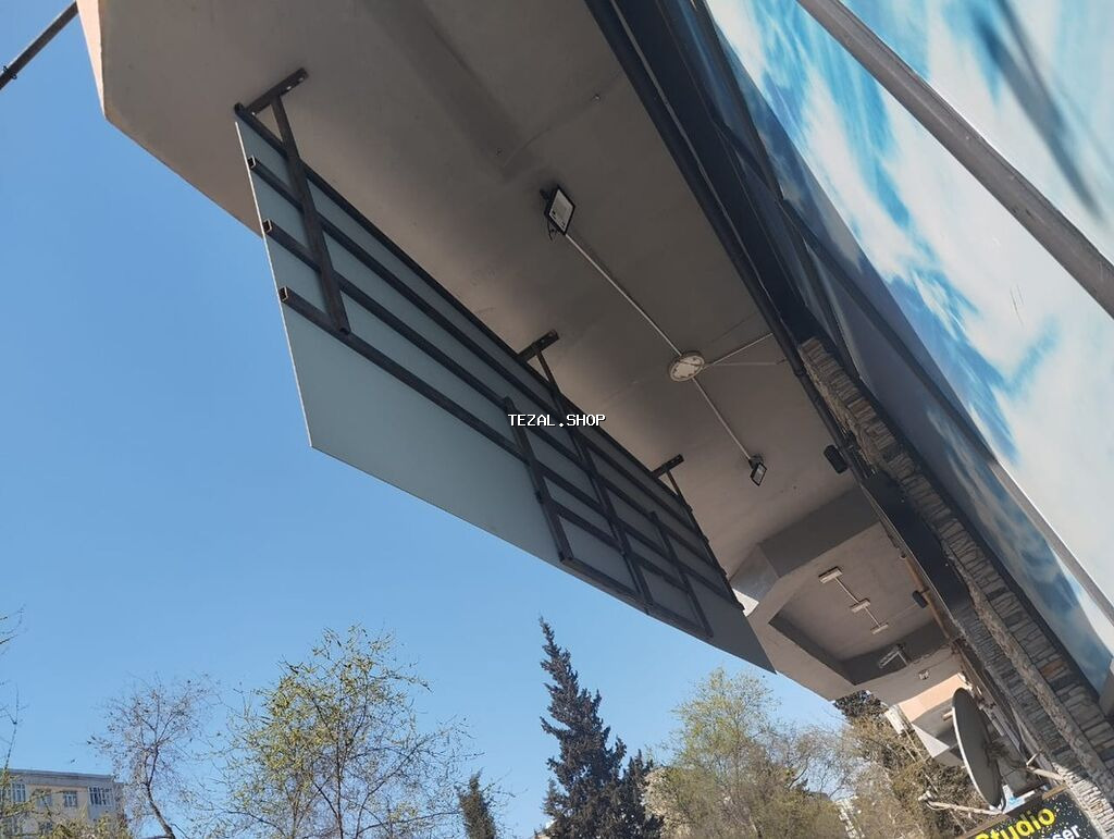 Fasad üçün ikiüzlü reklam lövhəsi - Tip: Asma fasad lövhəsi (iki Bakı — TezAl.shop