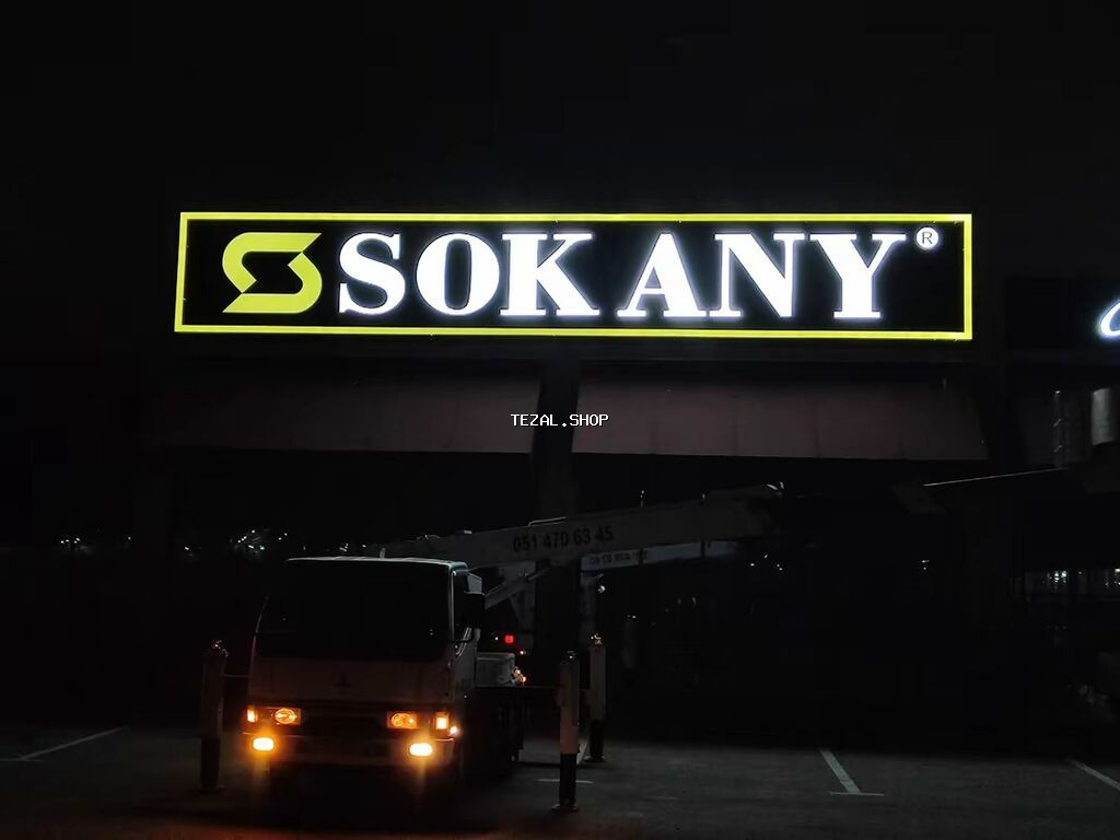 İşıqlı reklam lövhələri və fasad brendləşdirmə xidməti - Mağaza - şəkil 5
