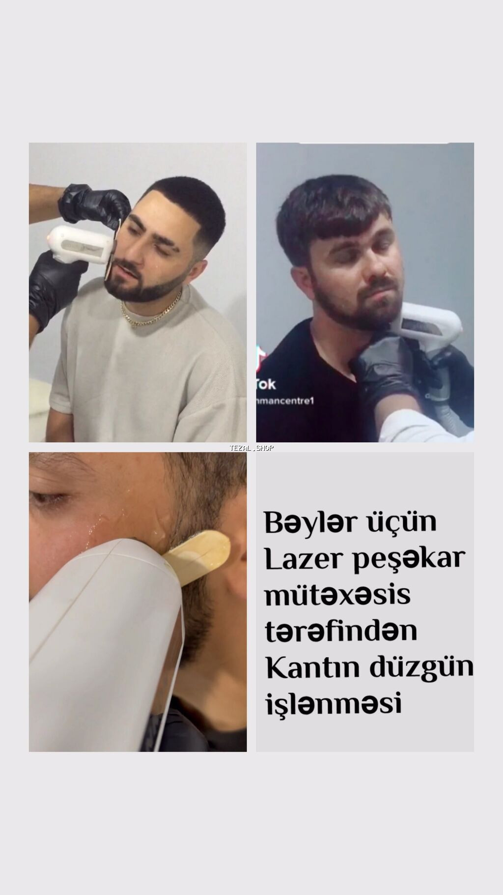 💥Kişilər üçün Lazer Epilasiya💥 Üz,Boyun,Boğaz,Qulaq,Burun = 15 AZN