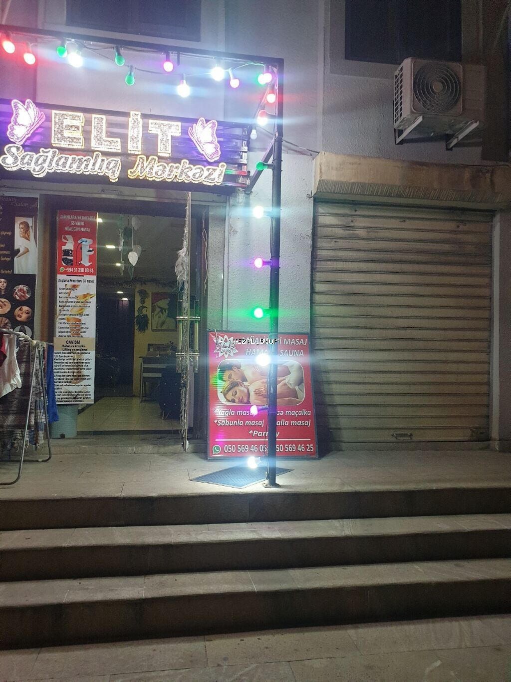 Elit Sağlamlıq Mərkəzi – masaj və hamam-sauna xidməti Xidmətlər: -