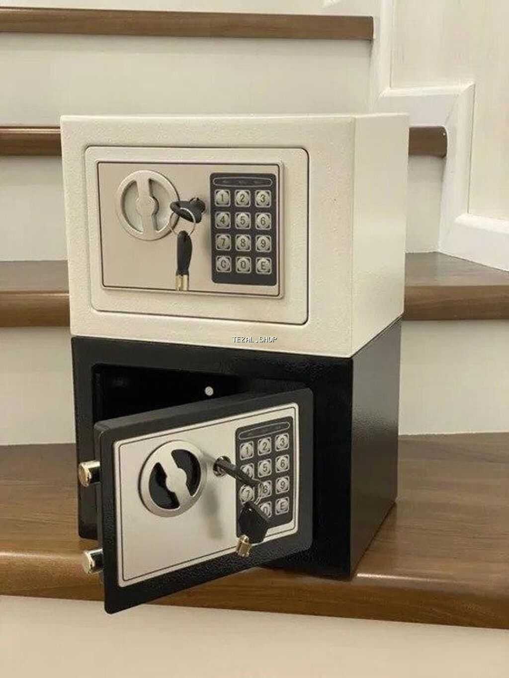 Seyf Bütün məhsullar yeni bağlı qutuda. 17x17x23 Divara və şkafa - şəkil 2