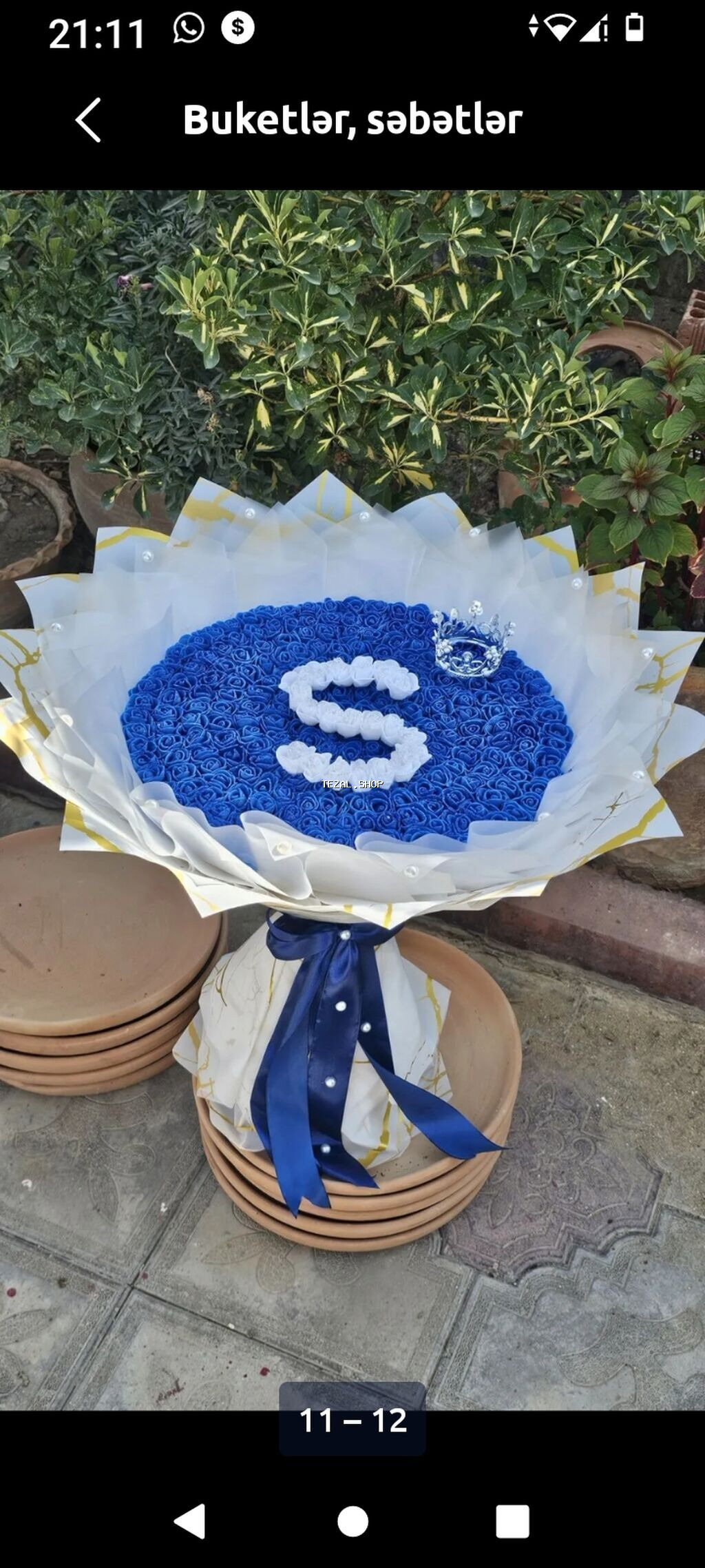 Buketlər, səbətlər