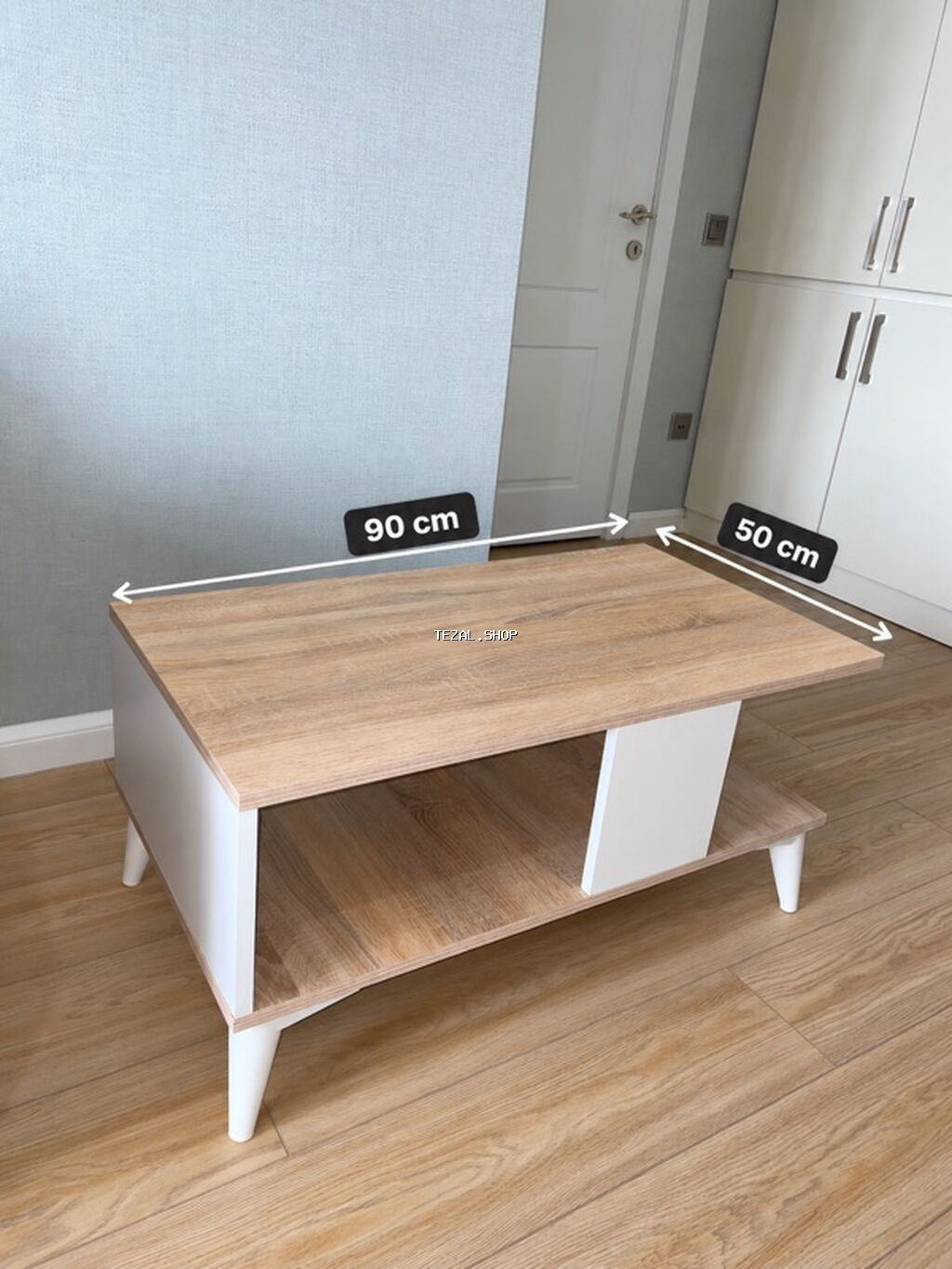 Düz masa, Açılmayan, Təkərsiz, Teksturalı laminat