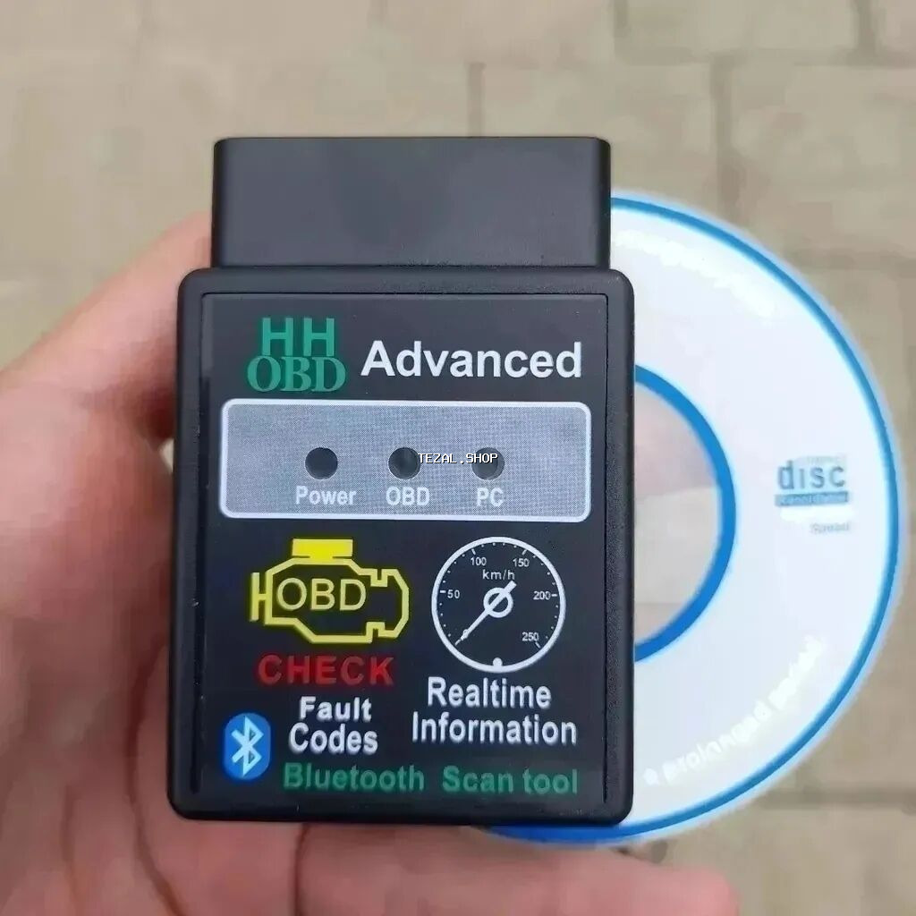 HH OBD Advanced Bluetooth OBD2 skaneri - Avtomobilin OBD-II portuna - şəkil 3