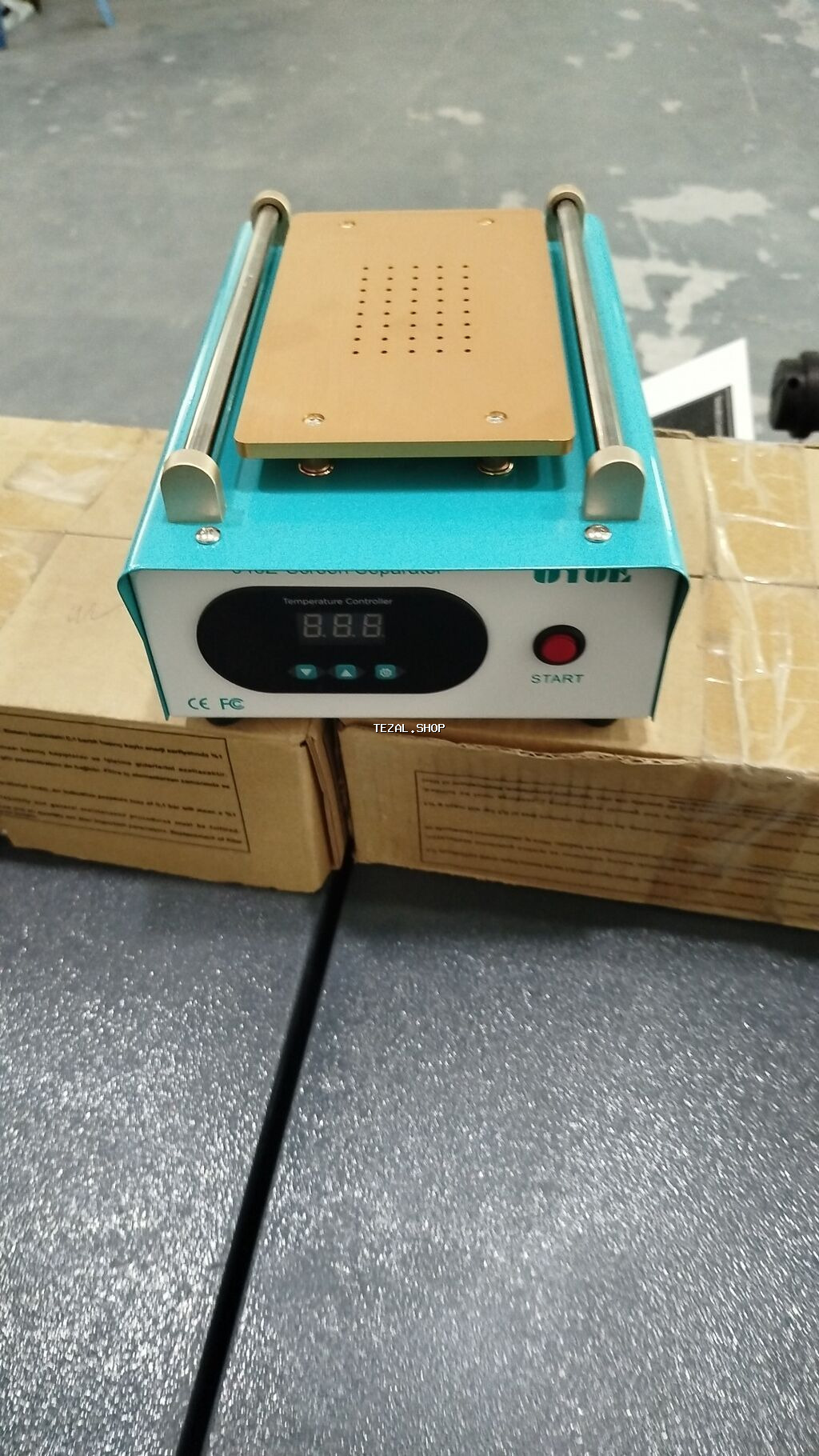LCD ekran ayırıcı – istilik plitəli, vakuum dəstəyi ilə Məhsulun