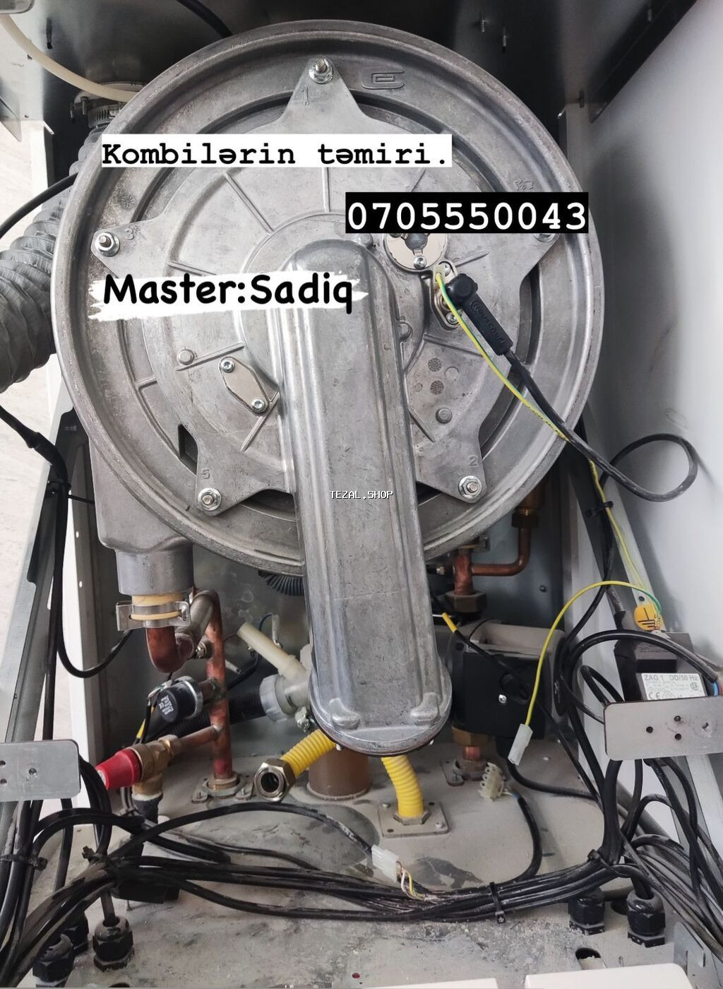 Kombi ustasi Kombi ustası мастер Kombi servis Boiler repairman - şəkil 2