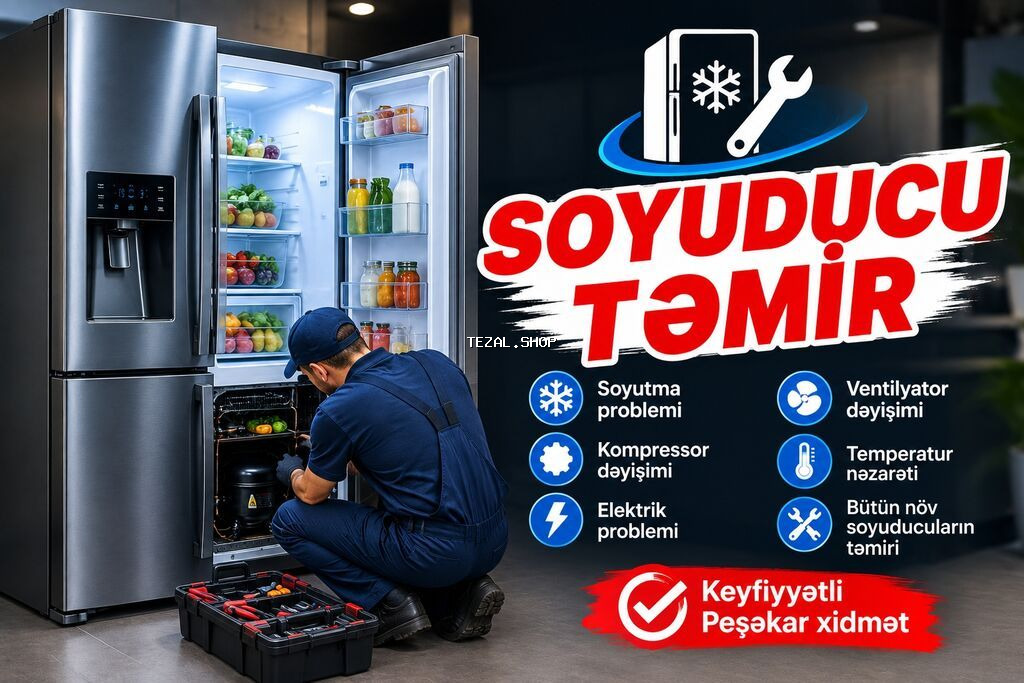 Soyuducu təmiri xidməti Peşəkar və keyfiyyətli xidmət: - Soyutma