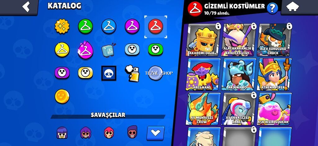 Brawl Stars hesabı – yüksək səviyyəli kosmetika və resurslarla - - şəkil 4