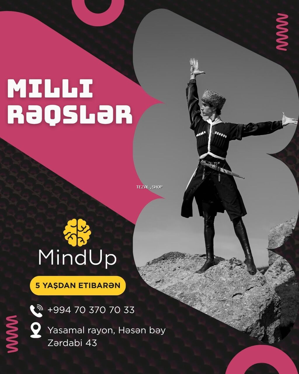 MindUp – Milli rəqslər kursu - Proqram: Azərbaycan milli rəqslərinin